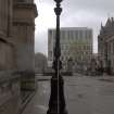 Watching brief, Iron lamppost, McEwan Hall, Teviot Place, Edinburgh