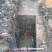 Evaluation Photograph, Trench 1. Post-excavation, facing E, Harvester's Way, Wester Hailes