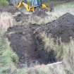 Evaluation Photograph, Trench 2. Post-excavation, facing E, Harvester's Way, Wester Hailes
