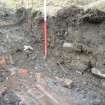Evaluation Photograph, Trench 2. West-facing section, facing NE, Harvester's Way, Wester Hailes