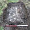 Evaluation Photograph, Trench 2. South-facing section, facing NW, Harvester's Way, Wester Hailes