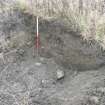 Evaluation Photograph, Trench 9. Post-excavation, facing E, Harvester's Way, Wester Hailes