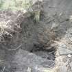 Evaluation Photograph, Trench 10. Post-excavation, north-facing section, facing S, Harvester's Way, Wester Hailes