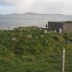 Burial ground and enclosures, Aird a' Mhorainn. View from NW. 