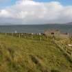 Burial ground and enclosures, Aird a' Mhorainn. General view from the W.