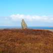 Standing stone, Maari. View from S. 