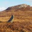 Standing stone, Maari. View from SW. 