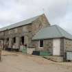 Historic building survey, Barn B, General view from S, Oldfold Farm, North Deeside Road, Milltimber