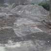 Archaeological excavation, General shot of walls and paving in SW corner, Post Office Sorting Depot, Brunswick Road, Edinburgh