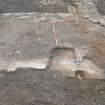 Archaeological excavation, Shot of [006] concrete underlay, Post Office Sorting Depot, Brunswick Road, Edinburgh