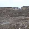 Archaeological excavation, Sot of entire section showing [001] and upper deposits, Post Office Sorting Depot, Brunswick Road, Edinburgh