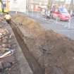 Watching Brief Photograph, General view of trench 1, facing NW, Archaeological Monitoring of Leith Primary School