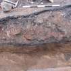 Watching Brief Photograph, North facing section of trench 1 at 12m, facing S, Archaeological Monitoring of Leith Primary School