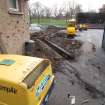 Watching Brief Photograph, General view of Trenches, facing E, Archaeological Monitoring of Leith Primary School