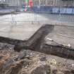 Watching Brief Photograph, General view of trench 4, facing SE, Archaeological Monitoring of Leith Primary School