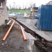 Watching Brief Photograph, View of Trench 2 from the SW end, facing E, Archaeological Monitoring of Leith Primary School