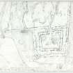 Tarbert, Tarbert Castle.
Part plan of site, sheet 1.