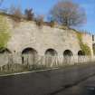 Historic building recording, General view, S elevation, E bank, Limekilns, Harbour Road, Charlestown