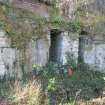 Historic building recording, General view of central entrance through to rear corridor providing access to Kilns 1-10, E elevation, E bank, Limekilns, Harbour Road, Charlestown