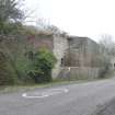 Historic building recording, General view along the frontage of the Limekilns, S elevation, W bank, Limekilns, Harbour Road, Charlestown