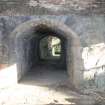 Historic building recording, General view, Interior, W bank, Limekilns, Harbour Road, Charlestown