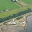 General aerial view of Foulis Ferry on the Cromarty Firth, looking N.