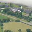 Oblique aerial view of Glenmorangie Distillery, Tain, Easter Ross, looking N.