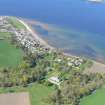 Aerial view of Cromarty and Cromarty House, looking NW.