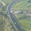 Aerial view of Torvean Swing Bridge, Inverness, looking SE.