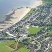 Aerial view of Golspie town, East Sutherland, looking SW.