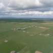 Aerial view of Hurtiso Farm, Holm, Orkney, looking N.