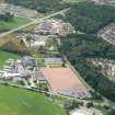 Aerial view of Inverness Royal Academy, oblique view, looking SW towards Culduthel.