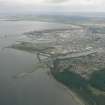 Aerial view of the E end of the Beauly Firth at Inverness, looking E.