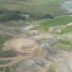 Aerial view of Castle Stuart Golf Course under construction, E of Inverness, looking S.