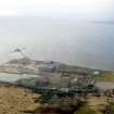 Aerial view of Nigg Fabrication Yard, Cromarty Firth, looking SW.