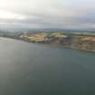 Aerial view of Black Isle coastline, Hillockhead to Eathie, looking W.