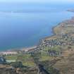 Aerial view of Gairloch Bay with Auchtercairn, Strath Sgitheachand Longa island, looking W.