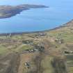 Close up aerial view of Big Sand (Gairloch) township, looking SW.