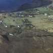 Oblique aerial view of Poolewe, Wester Ross, looking N.