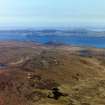 Oblique aerial view of Aultbea, over Cnoc Breac and the Isle of Ewe, looking NE.