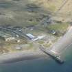 Aerial view of Nigg ferry on the north side, Cromarty Firth, looking N.