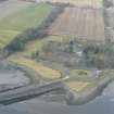 Aerial view of Ardullie Point and Ardullie House, near Evanton, Easter Ross, looking NW.