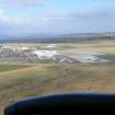 Aerial view of Inverness Dalcross airport, E of Inverness, looking north.