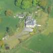 An oblique aerial view of Old Shandwick House, near Kildary, Easter Ross, looking ENE.