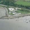 Oblique aerial view of Foulis Ferry Granary, N shore of Cromarty Firth, looking W.