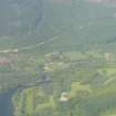 An oblique aerial view of Invermoriston House on Loch Ness, looking W.