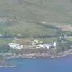 An oblique aerial view of Sabhal Mor Ostaig, Arainn Chaluim Chille, Isle o Skye, looking N.