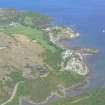 An oblique aerial view of Plockton, Wester Ross, looking N.