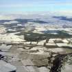 Aerial view of Loch Ussie, near Dingwall, Easter Ross, looking N.
