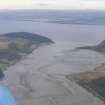 General oblique aerial view of outer part of Munlochy Bay on the Black Isle, Ross-shire, looking SE.